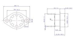 1-5pcs KSD301 10A NO/NC Thermostat Temperature Thermal Control Switch 20-180°C