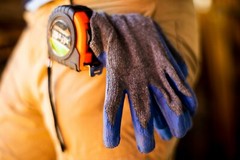 G & F 3108 String Knit Latex Dipped Work Gloves Nitrile Coated General Purpose