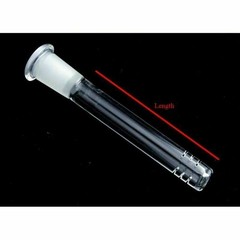 Glass on Glass Downstem Classic Low Profile 18mm Male to 14mm Female 3″-7″