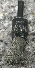 OSBORN End Brushes: 1/2″ Dia, Stainless Steel, Crimped Wire 25,000 Max RPM