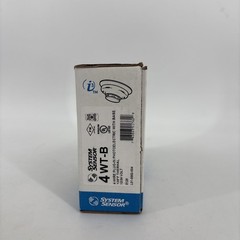 System Sensor 4WT-B Photoelectric Smoke Detector with Base