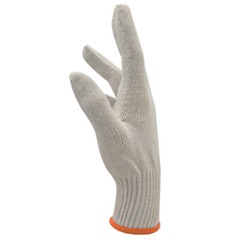 US 24-48 Pairs NATURAL WHITE STRING KNIT POLY COTTON WORK GLOVES Ultralight