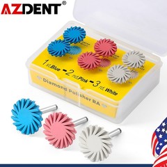 Coarse Medium Fine Dental Composite Polishing Diamond RA Disc Wheel Rubber Resin