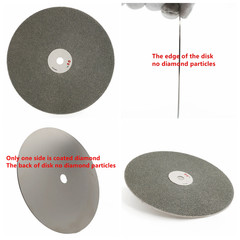 8″ Diamond Grinding Wheel Grinder Blades Flat Lap Polishing for Metal Jewel Rock