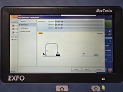 EXFO MAX 945 SM3 EA RF – SM 1310 1550 1625 nm OLTS Test with PM VFL WiFi BT