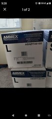 Gloves Black Nitrile Exam Ammex Brand Large 1 Case =10 Boxes