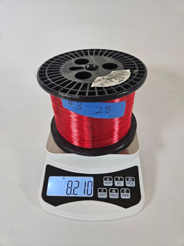28 AWG magnet wire, 8 pounds new