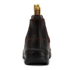 ROCKROOSTER Beaufort Men’s Dark Brown 6 inch Composite Toe Pull-on Leather Work
