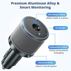 For Starlink Mini Car Adapter, 12V/24V Car Charger to 30V Step up for Starlink M