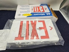Mircom EL-7007RX-180 Thermo Plastic Exit Sign 180min Backup Red IP Class IP20