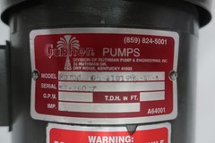 Gusher 35F850-863 Ac Motor 145tcz 3hp 3450rpm 3ph 208-230/460v-ac