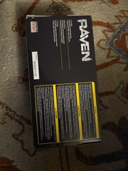 SAS Raven Black Nitrile Gloves Powder Free New 7mil Version (100 Gloves/Box)