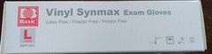 Basic Synmax Vinyl Synmax Exam Gloves, L Basic Blue/Box of 100 Buy More & Save$