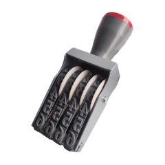 Numbering Stamp Rubber 4 digits Symbol Digit Number for Document Stationery