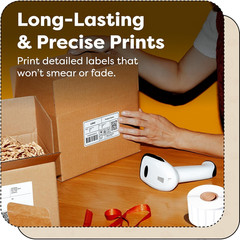 4″ x 6″ Direct Thermal Shipping Labels – 4000 Count, 4 Rolls, 3″ Core