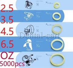 5000Pcs Dental Ortho Elastic Braces Rubber Bands 1/4 3/16 1/8 5/16 3.5 5 6.5 OZ