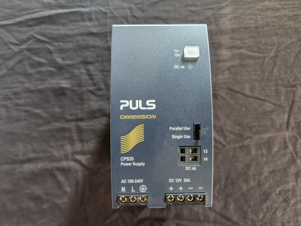 PULS Dimension CPS20.121 12V 30A 450W Single-Phase DIN Mount Power Supply