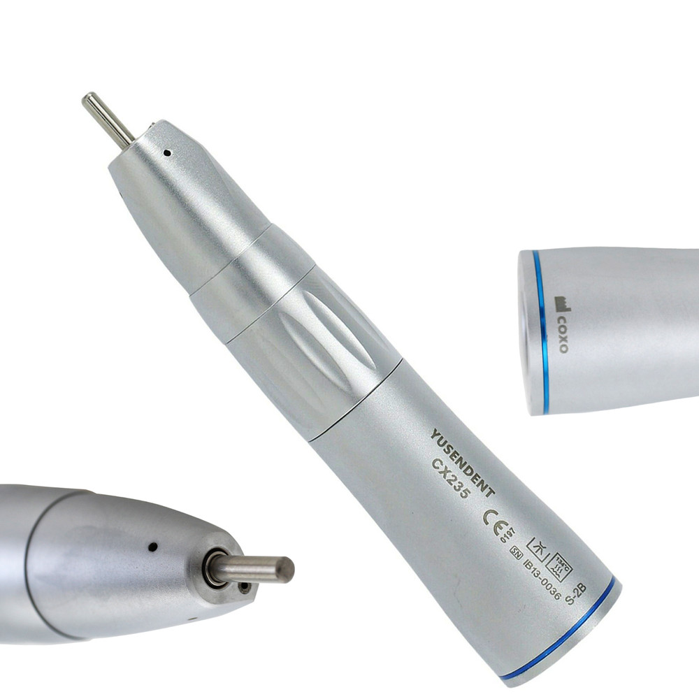 COXO Dental Straight Handpiece Slow Speed 1:1 Nose Cone Inner Water CX235-2B NSK