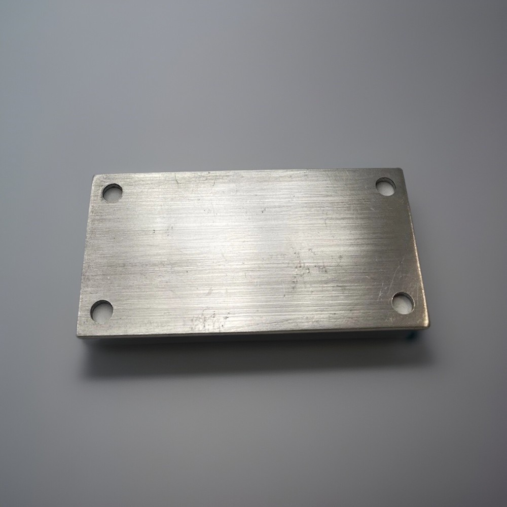 .125 Aluminum 1/8” 4” X 2”/ 1/4” Holes (2) Piece 6061 Mounting Brackets Fastener