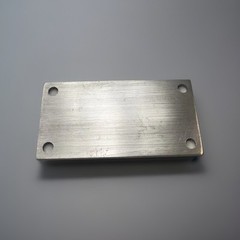.125 Aluminum 1/8” 4” X 2”/ 1/4” Holes (2) Piece 6061 Mounting Brackets Fastener
