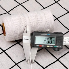 G2PLUS White String, Cotton Bakers Twine, 328 Feet 2MM 2mm x 100m,