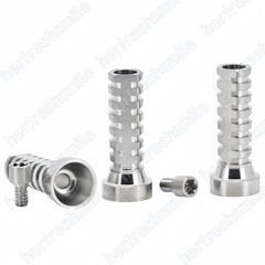Dental Titanium Temporary Cylinder Ti MU Sleeve Multi Unit ⌀4.8 Abutment Fit NOB