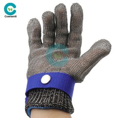 Stainless Steel Mesh Protective Glove Knife Cut Resistant Chain Mail Work Safety