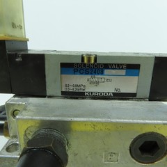 Kuroda PCS2408 5/2 Way Pneumatic Air Solenoid Valve 0.2-0.8MPa 24V DC Coil