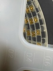 500x Lumex SMF-2432YC-TR SMD LED Yellow Chip 2432 Package Reel