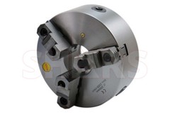 8″ 3 Jaw Self Centering Plain Back Lathe Chuck Reversible .0039″ TIR Cert R[