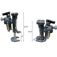 Pake Handling Tools-Multi-Purpose Hydraulic Toe Jack (5T) 360 Degree Rotation