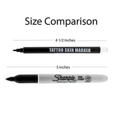 Element Tattoo Pen Marker for Skin – Body & Face Surgical Stencil Temporary