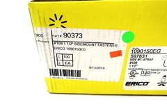 x100 ERICO CADDY 1 1/2″ Side Mount Strap #109 for CPVC Pipe 1090150EG / 597831