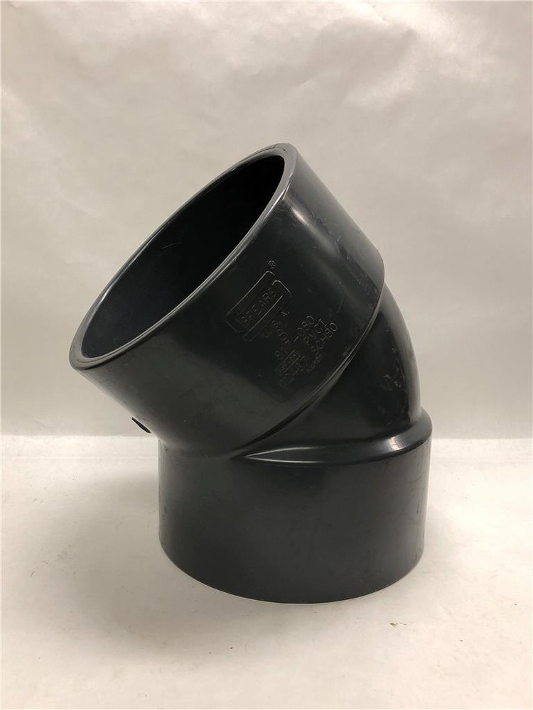 Spears 817-080 8″ Slip x Slip Dark Gray Elbow Schedule 80 PVCI D2467