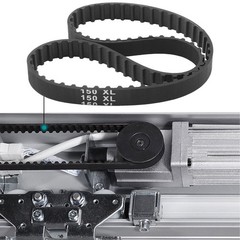 Qjaiune 2Pcs 150XL037 Timing Belt, 75T 10mm Cog Drive Belt