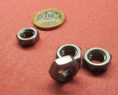 Thin Grade 2 Hex Nut, Steel, RH 5/16″-18 x 3/16″ Height – 300 Pcs