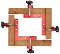 90 Degree Positioning Squares with 4 Clamps, 5.5″ x 5.5″ Sturdy Aluminum Allo…
