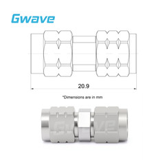 2.4mm Male to 1.85mm Male Adapter, DC – 50GHz