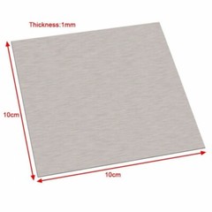1mm x 100mm x 100mm High Purity 99.96% Nickel Ni Sheet Plate Electroplating#U YG