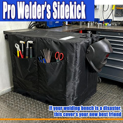 Engine Driven Welder Cover, Heavy-Duty Waterproof 600D Oxford Fabric, 30″x22″x42