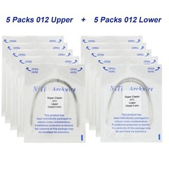 100PCS Dental Orthodontic Arch Wire Niti Round Rectangular Ovoid Natural 16X22