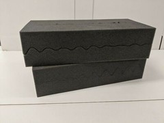 LOT OF 4 Soft Eggcrate Foam Acoustic Shipping Packing Block 8.25″ x 17.5″ x 3″