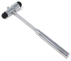 Led Fiber Optic Otoscope Tuning Fork Reflex Hammer Diagnostic ENT Set Black