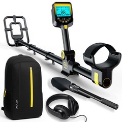 Metal Detector for Adults Waterproof – 2000mAh Chargeable Professional Cordle…