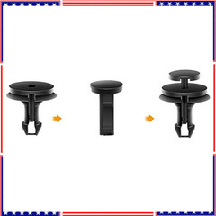 16 Sets Silverado Bumper Clips Front Air Dam Deflector Retainer Clips Nut Gro