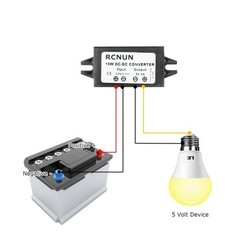 DC 24V to DC 12V 10A 120W Converter Step Down Voltage Regulator Buck Reducer
