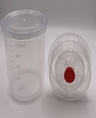 48/Pack OMICRON® MONITOR 100, 47mm, 0.45 µm CN Gridded(WHT/BLK) w/ pad, STERILE