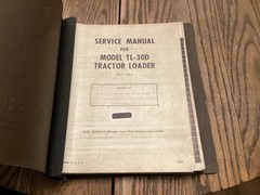 Allis-Chalmers Model TL 30D Tractor Loader Service Manual Repair Maintenance