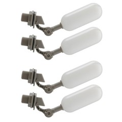 4pcs 1/2″ Ball Float Valve Variable Arm Water Level Control Automatic Fill Stop