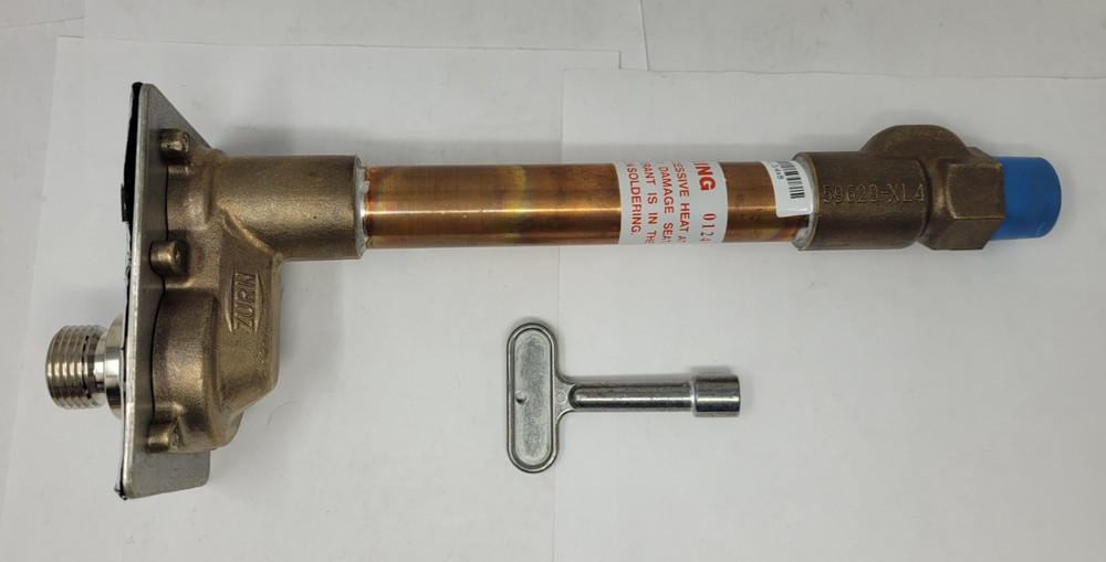 ZURN Z1310-3/4X8 Exposed Ecolotrol Wall Hydrant Auto-Draining Non-Freeze 3/4″ 8″
